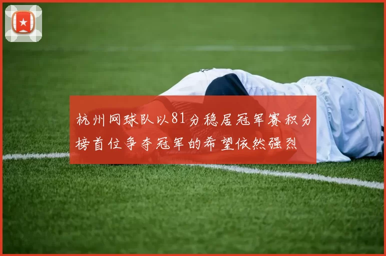 杭州网球队以81分稳居冠军赛积分榜首位争夺冠军的希望依然强烈